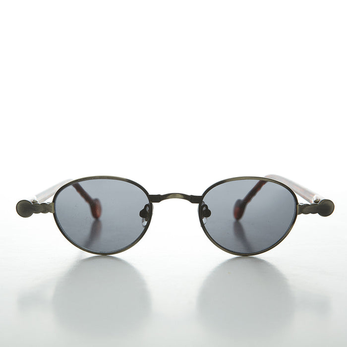 image of sunglasses model SUNGLASS MUSEUM SUNGLASS MUSEUM 90s Metal Steampunk Victorian Wide Frame Vintage Sunglass - Gideon