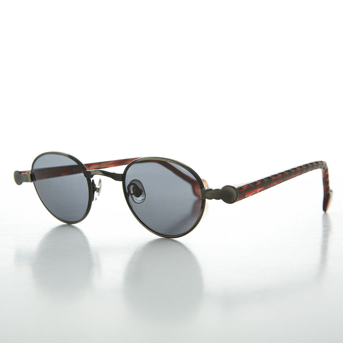 image of sunglasses model SUNGLASS MUSEUM SUNGLASS MUSEUM 90s Metal Steampunk Victorian Wide Frame Vintage Sunglass - Gideon