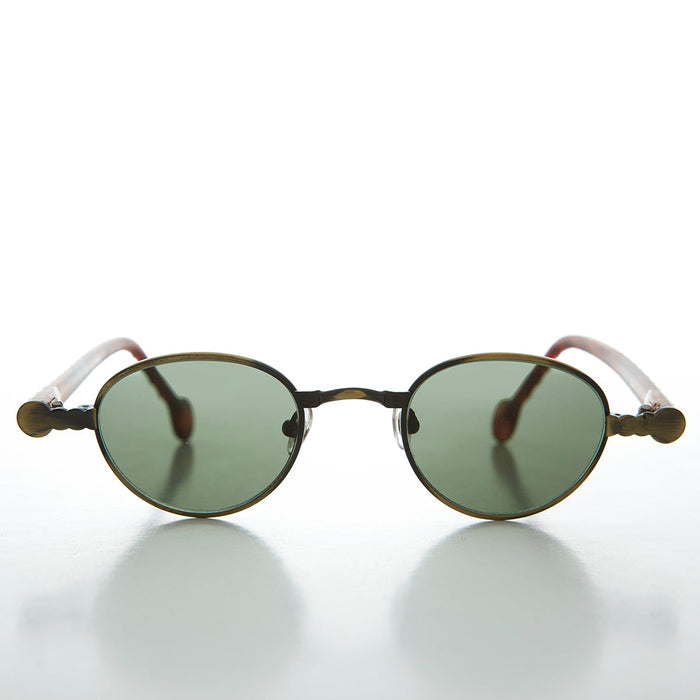 image of sunglasses model SUNGLASS MUSEUM SUNGLASS MUSEUM 90s Metal Steampunk Victorian Wide Frame Vintage Sunglass - Gideon