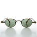 image of sunglasses model SUNGLASS MUSEUM SUNGLASS MUSEUM 90s Metal Steampunk Victorian Wide Frame Vintage Sunglass - Gideon