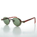image of sunglasses model SUNGLASS MUSEUM SUNGLASS MUSEUM 90s Metal Steampunk Victorian Wide Frame Vintage Sunglass - Gideon
