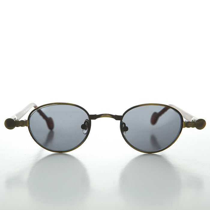 image of sunglasses model SUNGLASS MUSEUM SUNGLASS MUSEUM 90s Metal Steampunk Victorian Wide Frame Vintage Sunglass - Gideon