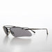 Sunglass Museum Wrap Around Architectural y2k Sunglasses - Ginko - Product image