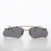 Sunglass Museum Wrap Around Architectural y2k Sunglasses - Ginko - Product image