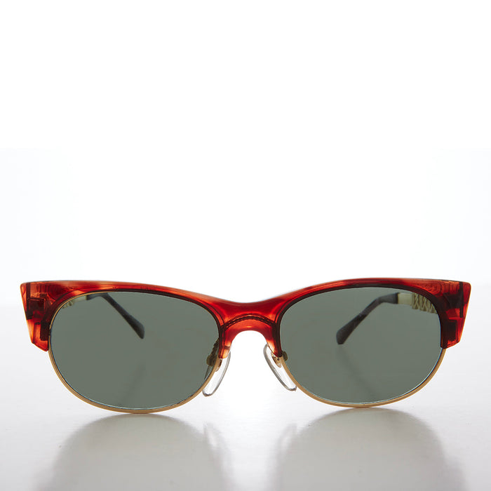 SUNGLASS MUSEUM Updated 90s Half Frame Sunglasses - Glendon