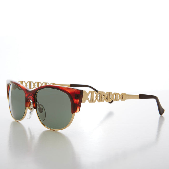 SUNGLASS MUSEUM Updated 90s Half Frame Sunglasses - Glendon