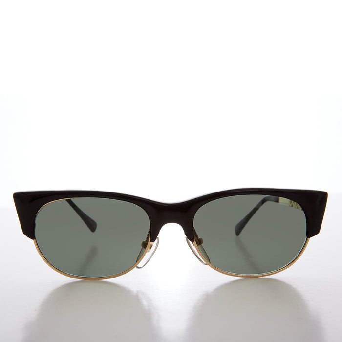 SUNGLASS MUSEUM Updated 90s Half Frame Sunglasses - Glendon