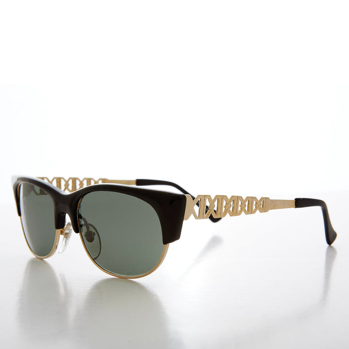 SUNGLASS MUSEUM Updated 90s Half Frame Sunglasses - Glendon