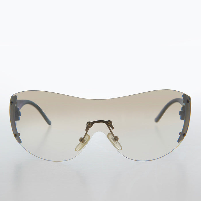 SUNGLASS MUSEUM Oversized Round Insect Vintage Sunglasses - Glitz