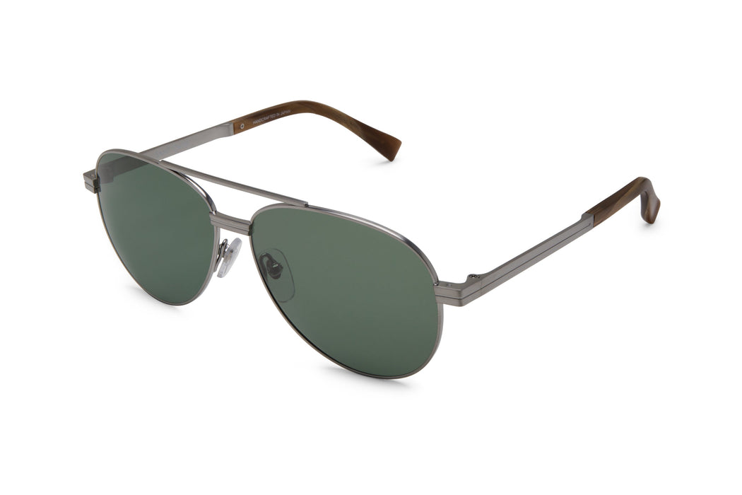 image of sunglasses model SAINT OWEN SAINT OWEN Sunglasses GONZO silver | olive