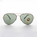 image of sunglasses model SUNGLASS MUSEUM SUNGLASS MUSEUM Metal Aviator Vintage Sunglass with Teardrop Glass Lens - Goose
