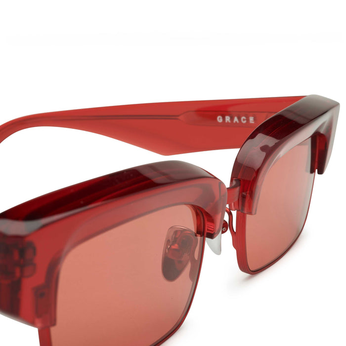 image of sunglasses model SAINT OWEN SAINT OWEN Sunglasses GRACE Red | Red