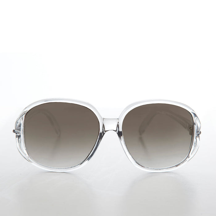 SUNGLASS MUSEUM Large Round Oversized Women's Boho Vintage Sunglasses - Grace