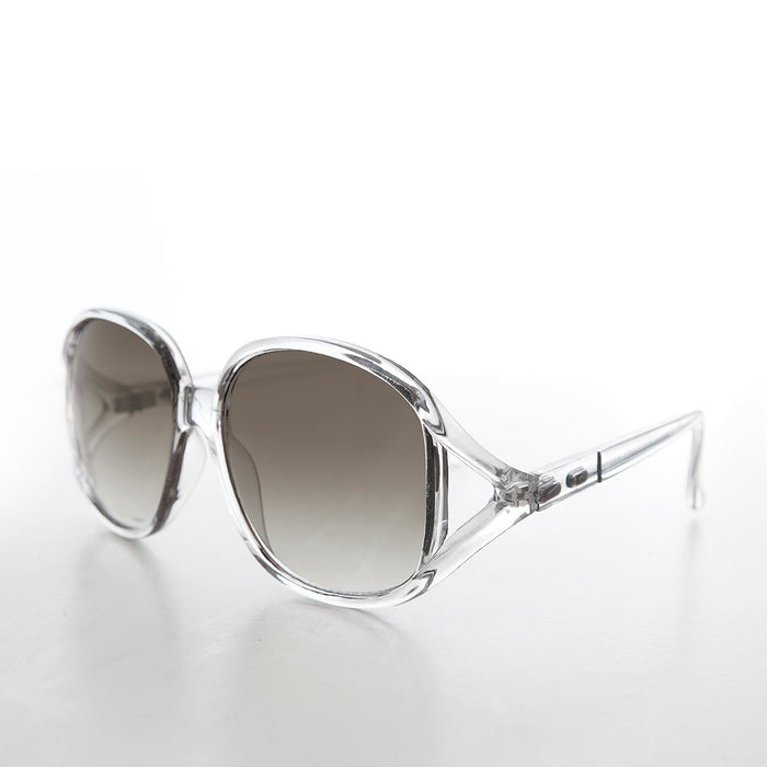 SUNGLASS MUSEUM Large Round Oversized Women's Boho Vintage Sunglasses - Grace