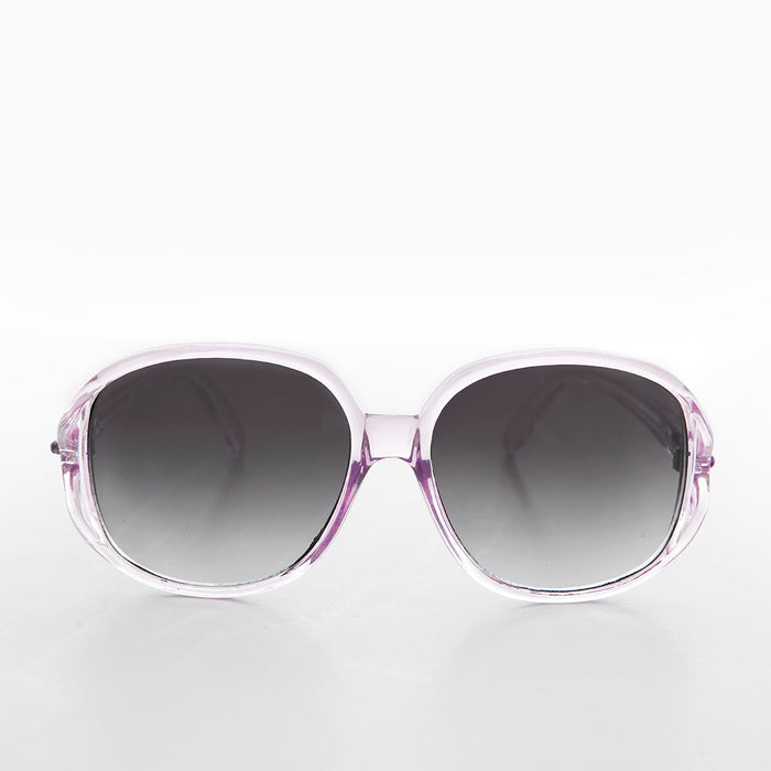 SUNGLASS MUSEUM Large Round Oversized Women's Boho Vintage Sunglasses - Grace