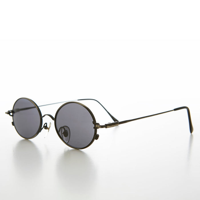 SUNGLASS MUSEUM Oval Metal Spectacles 90s Vintage Sunglasses - Greco