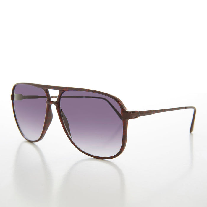 image of sunglasses model SUNGLASS MUSEUM Square Pilot Vintage Sunglasses - Greer