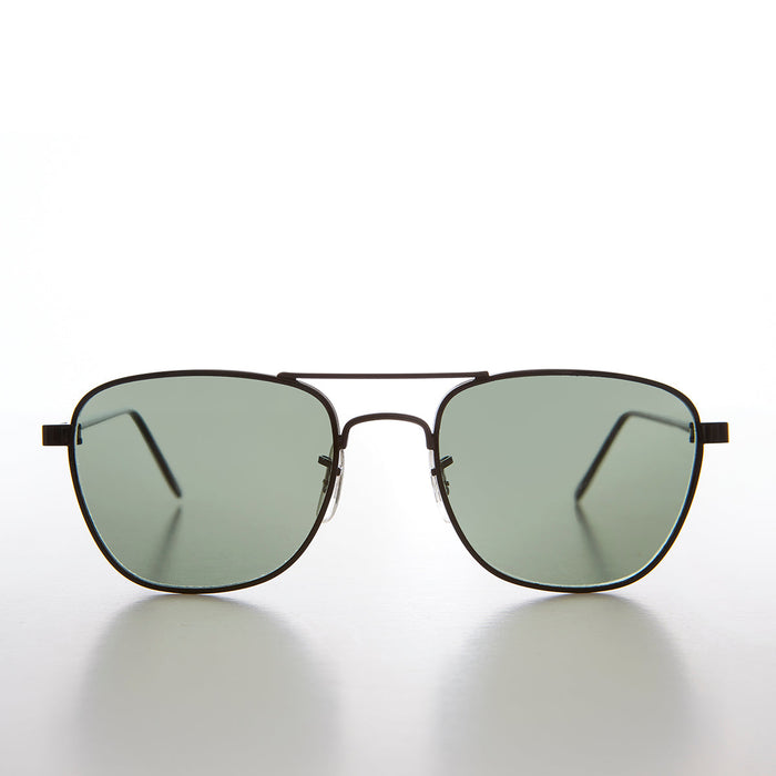 SUNGLASS MUSEUM Metal Aviator with Glass Lens - Griffin