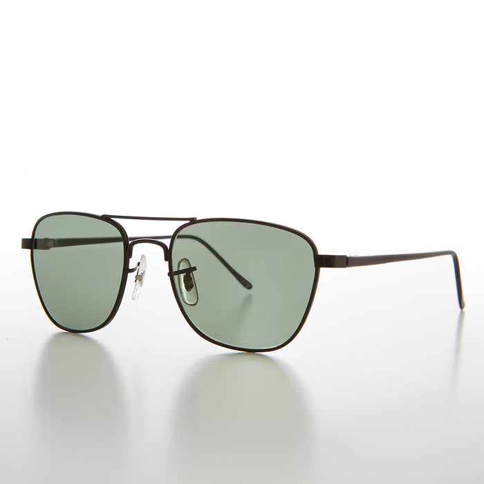 SUNGLASS MUSEUM Metal Aviator with Glass Lens - Griffin