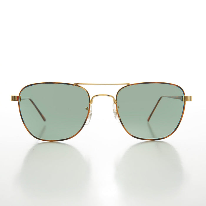 SUNGLASS MUSEUM Metal Aviator with Glass Lens - Griffin