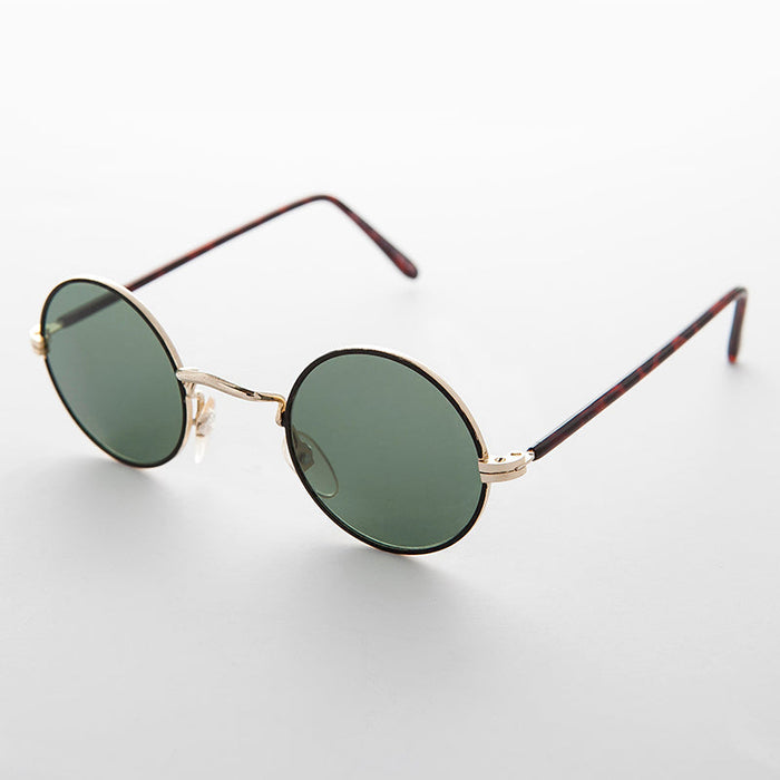 SUNGLASS MUSEUM Small Round Hippie Vintage Sunglass - Gypsy