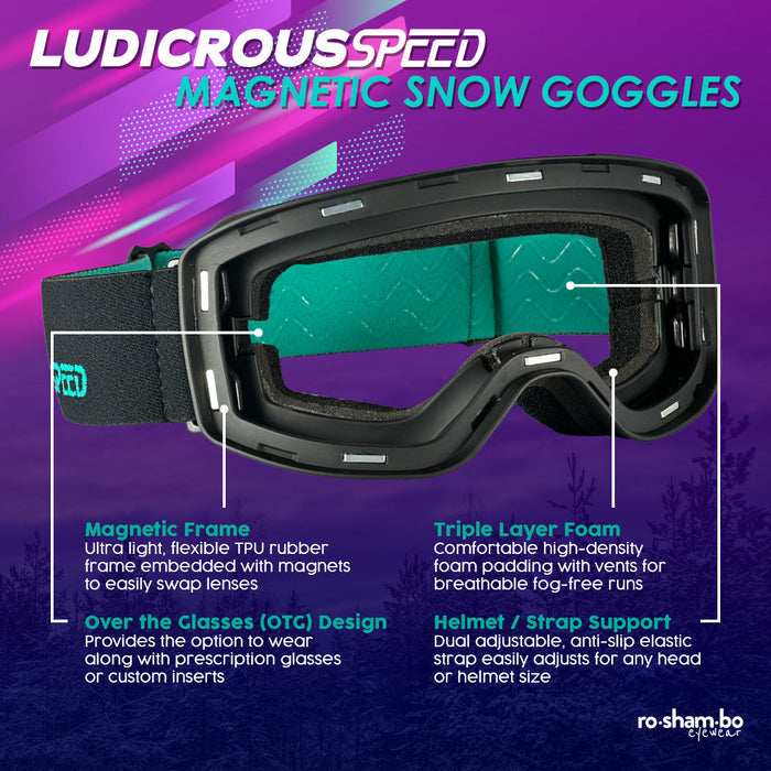 RO-SHAM-BO Sunglasses Ludicrous Speed Snow Goggles Set | Youth