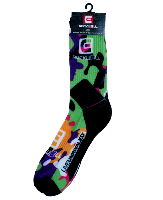 Green Camo Socks