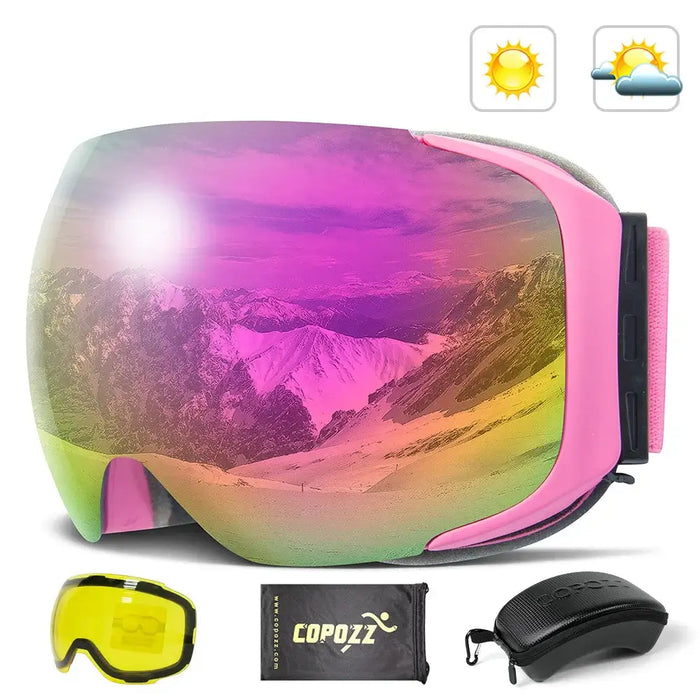 Ski Goggles with Quick Change Lens