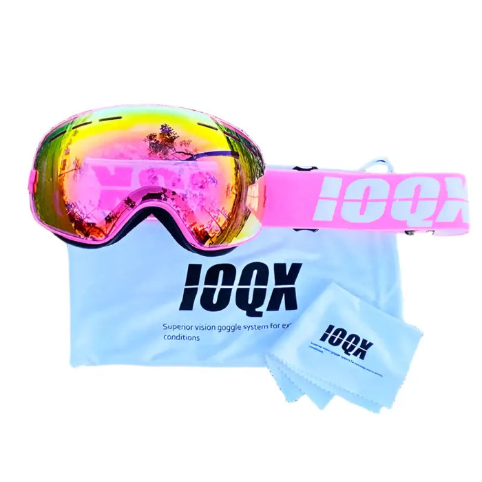 Clear Vision on the Slopes  Double Layer Ski Goggles
