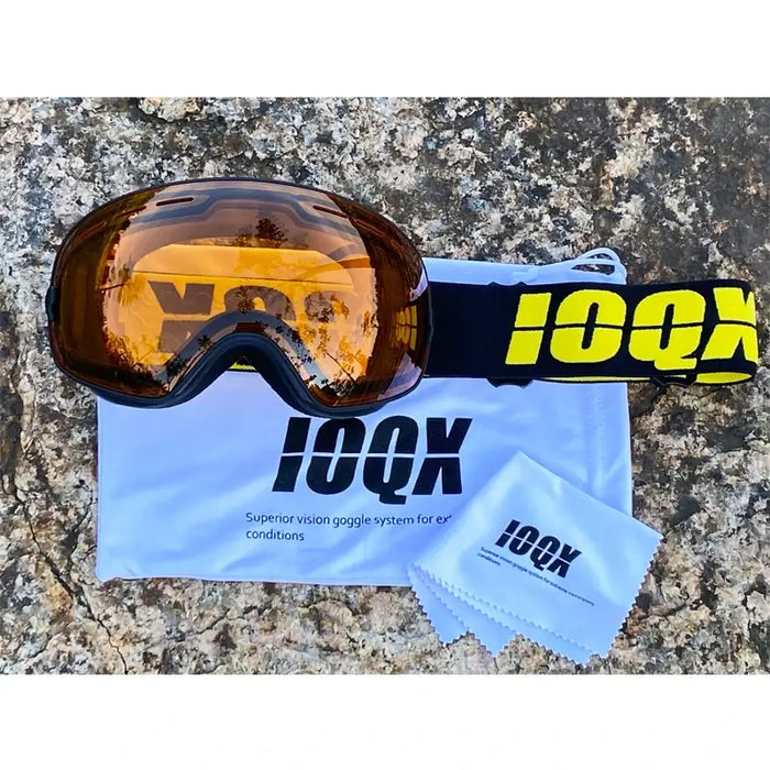 Clear Vision on the Slopes  Double Layer Ski Goggles