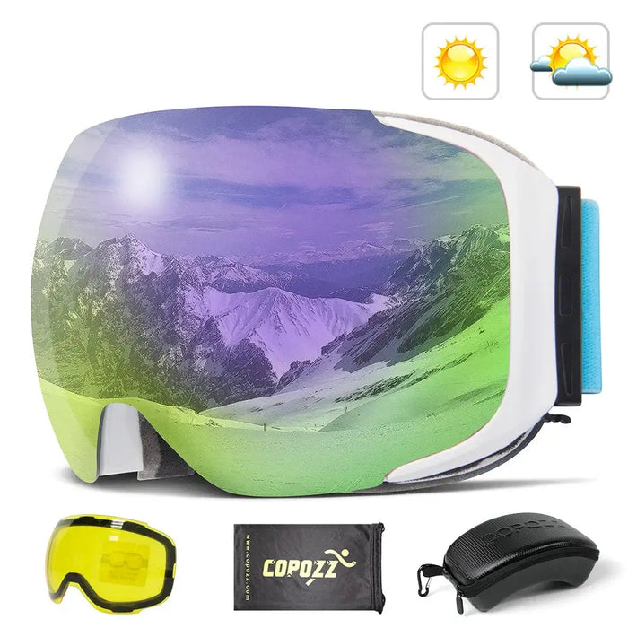 Ski Goggles with Quick Change Lens