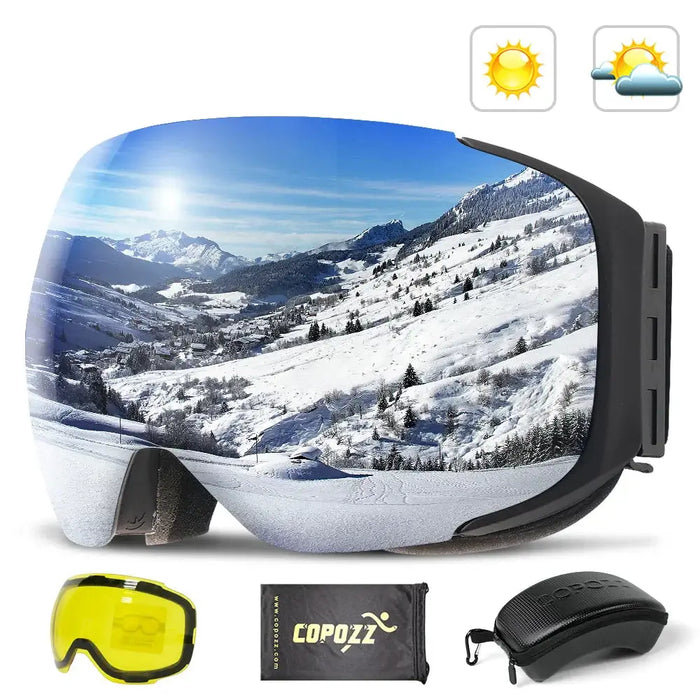 Ski Goggles with Quick Change Lens