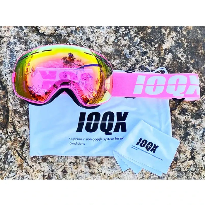 Clear Vision on the Slopes  Double Layer Ski Goggles
