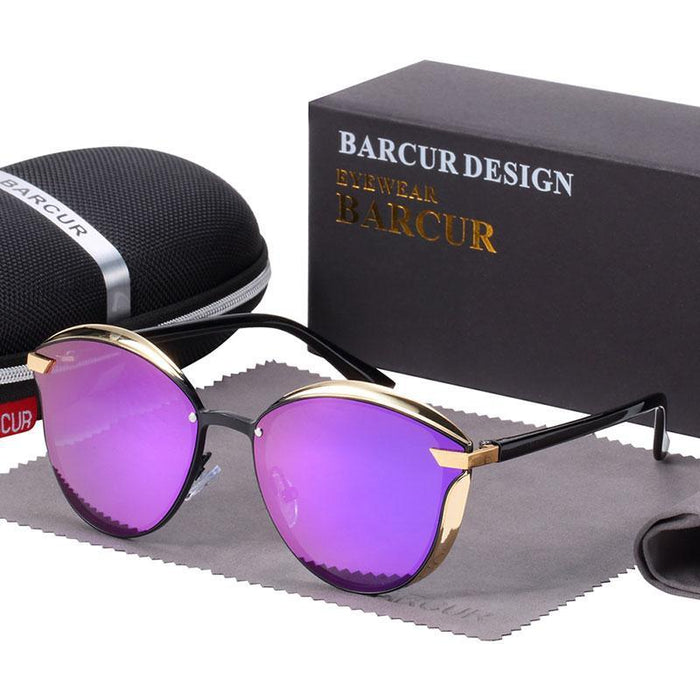 BARCUR Fashion Polarized Retro Classic Sunglasses