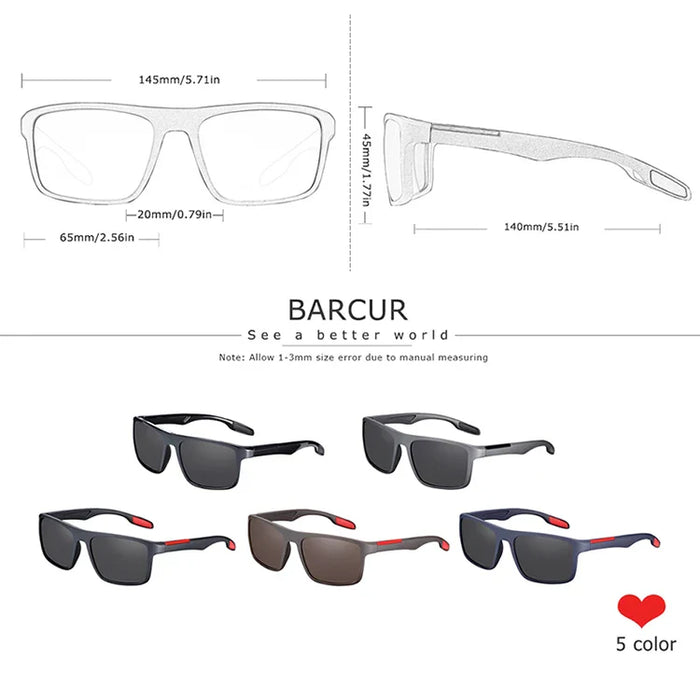 BARCURTR90 Ultralight Polarized Sunglasses - Product image