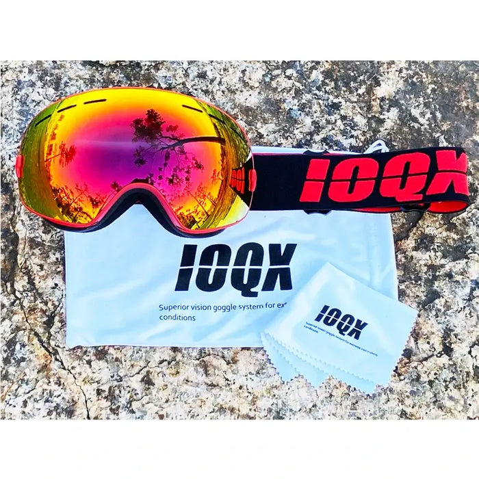 Clear Vision on the Slopes  Double Layer Ski Goggles