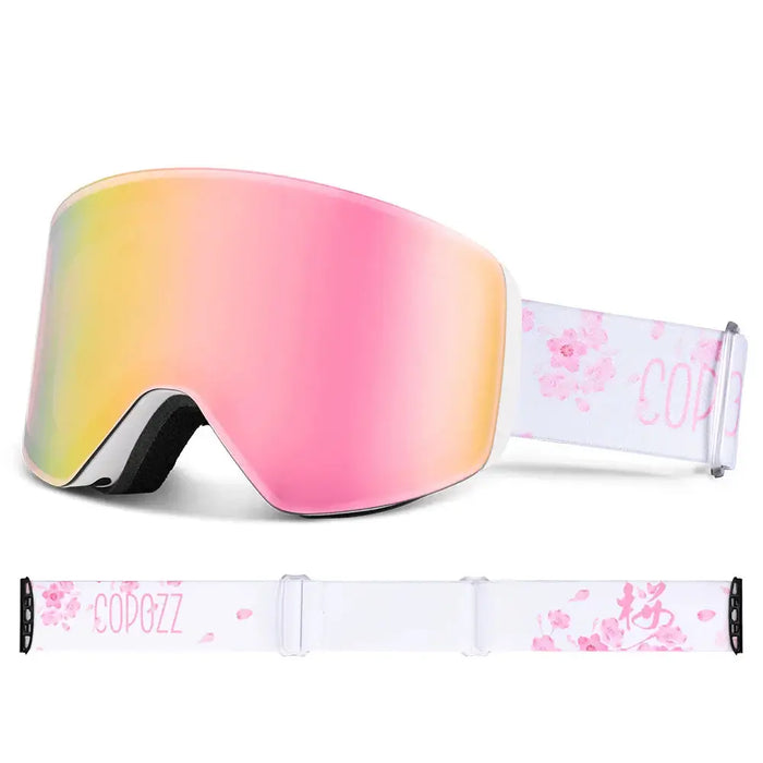 Crystal Clear Vision Magnetic Ski Goggles
