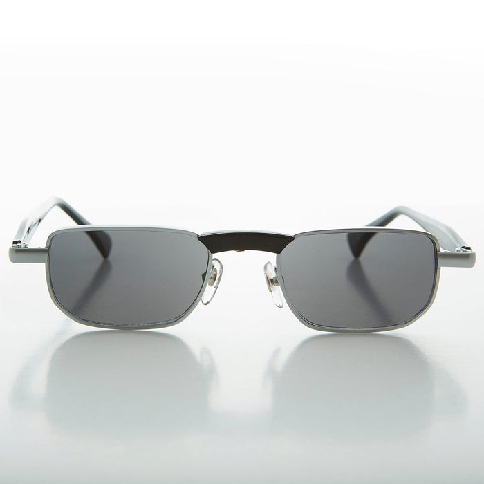 SUNGLASS MUSEUM Slim Rectangle Vintage Sunglasses - Hank