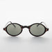 image of sunglasses model SUNGLASS MUSEUM Small Oval Vintage Sunglass with Gold Studs - Harley