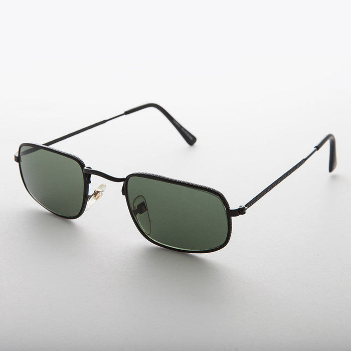 SUNGLASS MUSEUM Small Rectangular Metal Vintage Sunglass - Harvey
