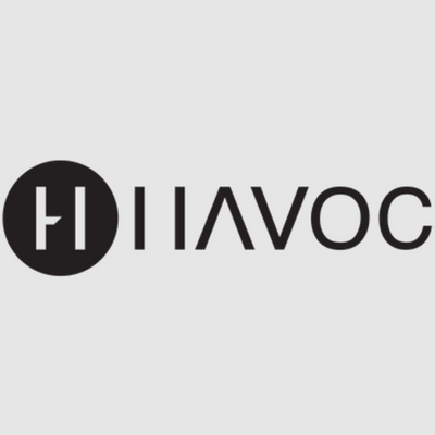 Logo of Havoc on a light gray background