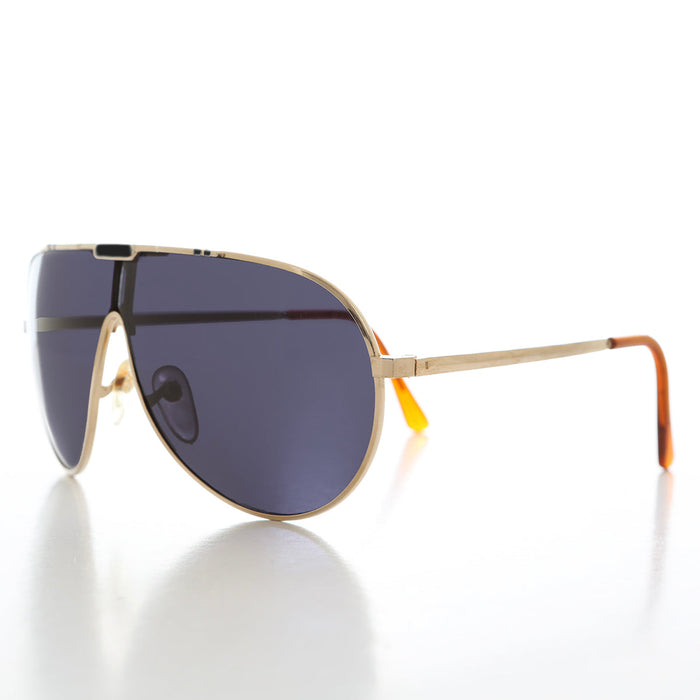 80s Sporty Gold Aviator Sunglasses - Hayne