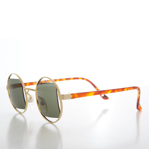 image of sunglasses model SUNGLASS MUSEUM SUNGLASS MUSEUM Round Frame Sunglass with Square Lens - Hazy