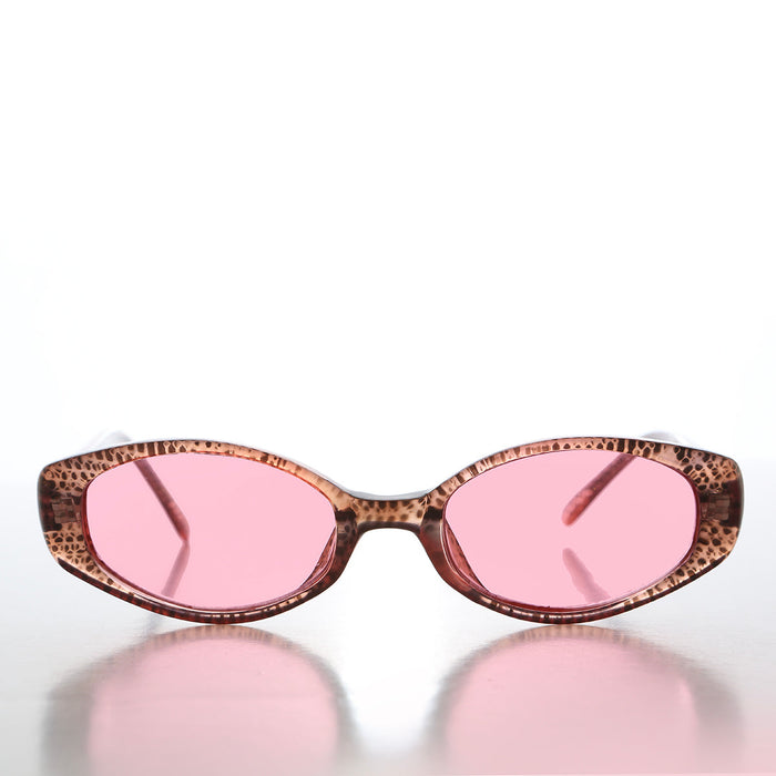 SUNGLASS MUSEUM 90s Oval Sunglasses with Tinted Lenses - Helena - Product image