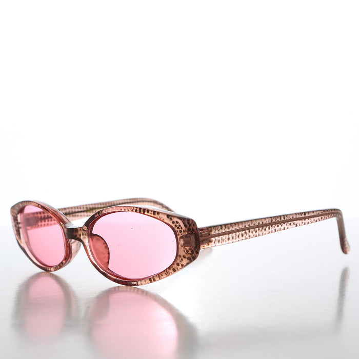 SUNGLASS MUSEUM 90s Oval Sunglasses with Tinted Lenses - Helena - Product image