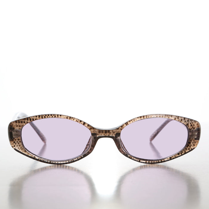 SUNGLASS MUSEUM 90s Oval Sunglasses with Tinted Lenses - Helena - Product image
