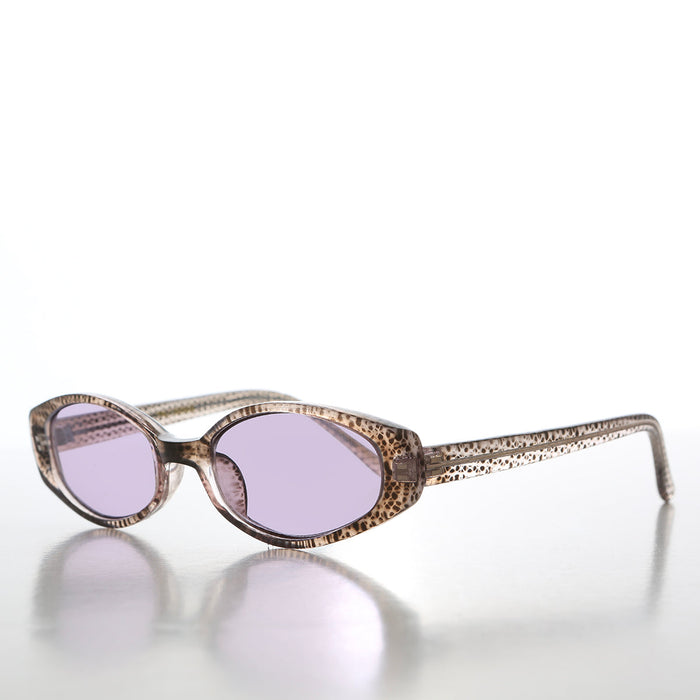 SUNGLASS MUSEUM 90s Oval Sunglasses with Tinted Lenses - Helena - Product image