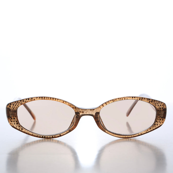 SUNGLASS MUSEUM 90s Oval Sunglasses with Tinted Lenses - Helena - Product image