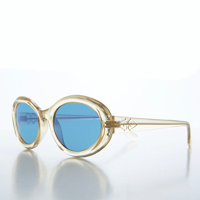 SUNGLASS MUSEUM Classic Oval Unisex Clout 90s Sunglasses - Hilda