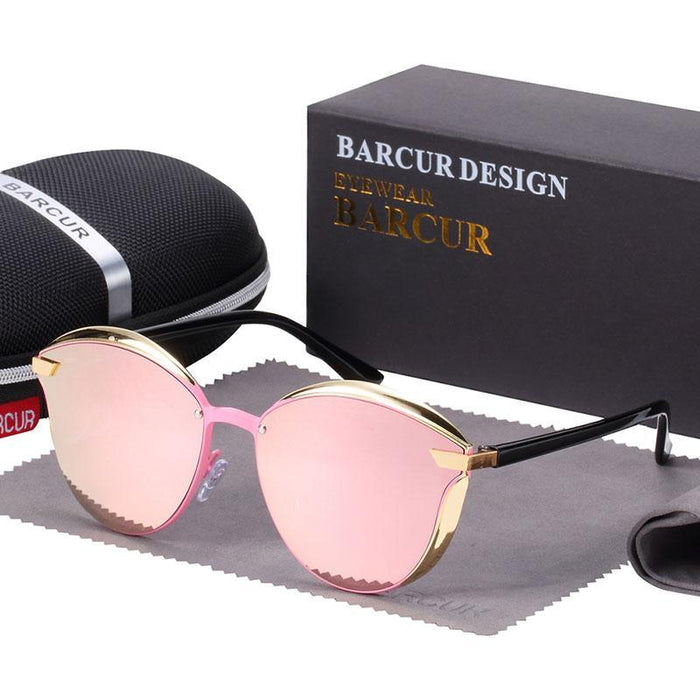 BARCUR Fashion Polarized Retro Classic Sunglasses